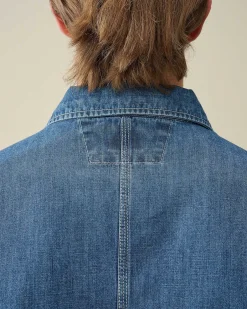 C.P. Company Blu Jacket Stone Bleach-Blue Clearance