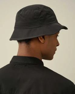 C.P. Company Chrome-R Bucket Hat Black New