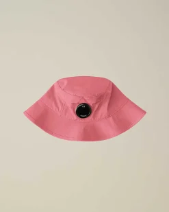 C.P. Company Chrome-R Bucket Hat Red Bud Sale