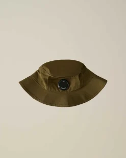 C.P. Company Chrome-R Bucket Hat Ivy Green Online