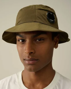 C.P. Company Chrome-R Bucket Hat Ivy Green Online