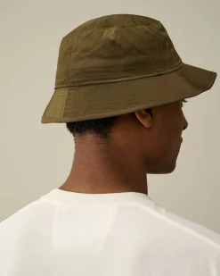 C.P. Company Chrome-R Bucket Hat Ivy Green Online