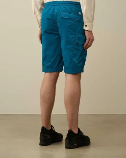 C.P. Company Chrome-R Cargo Shorts Ink Blue Flash Sale