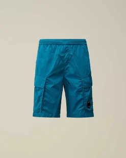 C.P. Company Chrome-R Cargo Shorts Ink Blue Flash Sale