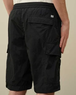 C.P. Company Chrome-R Cargo Shorts Total Eclipse-Blue Sale
