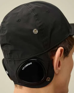 C.P. Company Chrome-R Goggle Cap Black Cheap