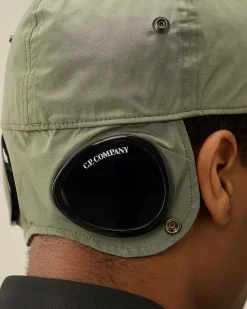 C.P. Company Chrome-R Goggle Cap Agave Green Hot