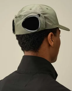 C.P. Company Chrome-R Goggle Cap Agave Green Hot