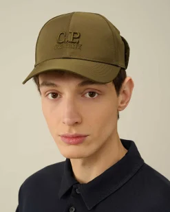 C.P. Company Chrome-R Goggle Cap Ivy Green Shop