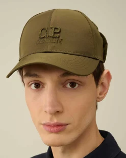 C.P. Company Chrome-R Goggle Cap Ivy Green Shop
