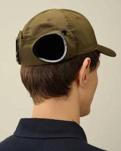 C.P. Company Chrome-R Goggle Cap Ivy Green Shop
