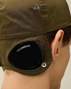 C.P. Company Chrome-R Goggle Cap Ivy Green Shop