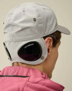 C.P. Company Chrome-R Goggle Cap Drizzle Grey Outlet