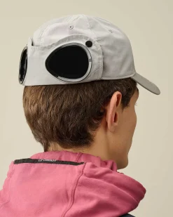 C.P. Company Chrome-R Goggle Cap Drizzle Grey Outlet