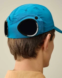 C.P. Company Chrome-R Goggle Cap Ink Blue Shop