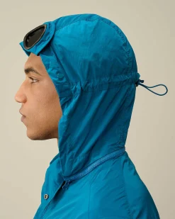 C.P. Company Chrome-R Goggle Utility Jacket Ink Blue New