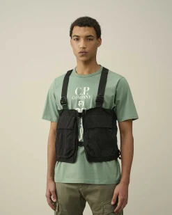 C.P. Company Chrome-R Goggle Utility Jacket Black Store
