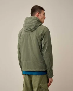C.P. Company Chrome-R Hooded Jacket Agave Green Hot