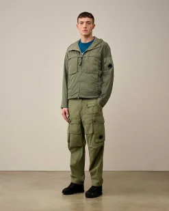 C.P. Company Chrome-R Hooded Jacket Agave Green Hot