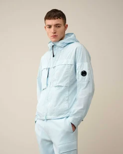 C.P. Company Chrome-R Hooded Jacket Starlight Blue Cheap