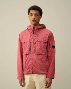 C.P. Company Chrome-R Hooded Jacket Red Bud Online