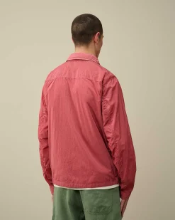 C.P. Company Chrome-R Hooded Overshirt Red Bud Online
