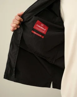C.P. Company Chrome-R Hooded Overshirt Black Discount