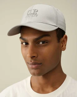 C.P. Company Chrome-R Logo Cap Drizzle Grey Outlet