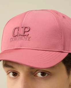 C.P. Company Chrome-R Logo Cap Red Bud Cheap