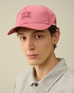 C.P. Company Chrome-R Logo Cap Red Bud Cheap
