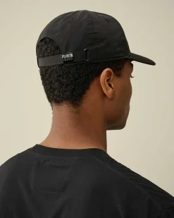C.P. Company Chrome-R Logo Cap Black Flash Sale
