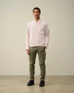 C.P. Company Chrome-R Pocket Overshirt Heavenly Pink Discount