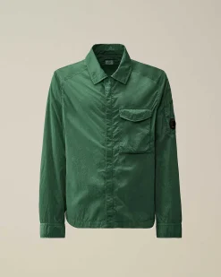 C.P. Company Chrome-R Pocket Overshirt Duck Green Shop