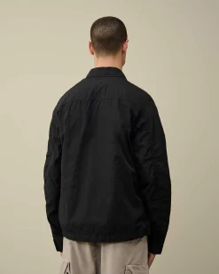 C.P. Company Chrome-R Pocket Overshirt Total Eclipse-Blue Best