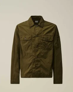 C.P. Company Chrome-R Pocket Overshirt Ivy Green Cheap