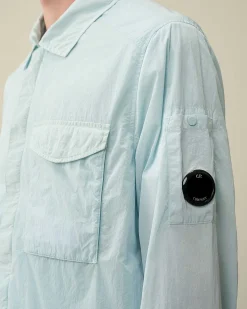 C.P. Company Chrome-R Pocket Overshirt Starlight Blue Cheap