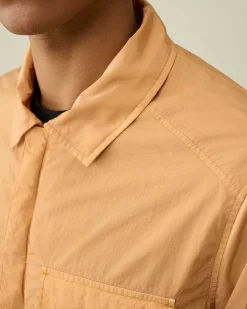 C.P. Company Chrome-R Pocket Overshirt Pastry Shell-Orange Cheap