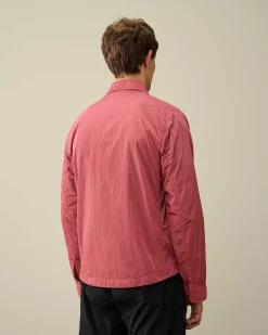 C.P. Company Chrome-R Pocket Overshirt Red Bud Best Sale