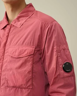 C.P. Company Chrome-R Pocket Overshirt Red Bud Best Sale
