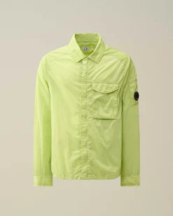 C.P. Company Chrome-R Pocket Overshirt White Pear Flash Sale
