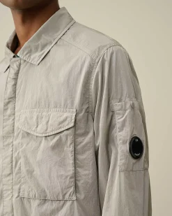 C.P. Company Chrome-R Pocket Overshirt Drizzle Grey Online