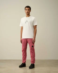 C.P. Company Chrome-R Regular Track Pants Red Bud Fashion
