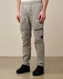 C.P. Company Chrome-R Regular Utility Pants Drizzle Grey Online