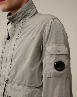 C.P. Company Chrome-R Zipped Jacket Drizzle Grey Cheap
