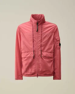 C.P. Company Chrome-R Zipped Jacket Red Bud Clearance