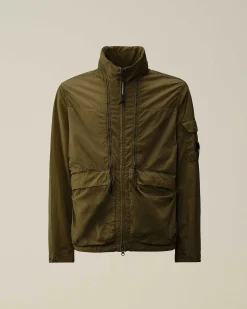 C.P. Company Chrome-R Zipped Jacket Ivy Green Flash Sale