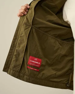 C.P. Company Chrome-R Zipped Jacket Ivy Green Flash Sale