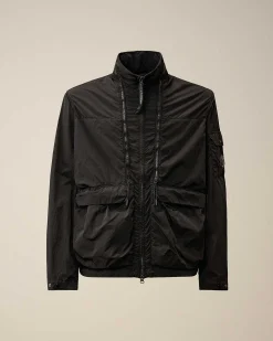 C.P. Company Chrome-R Zipped Jacket Black New