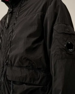 C.P. Company Chrome-R Zipped Jacket Black New