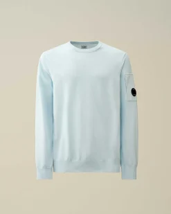 C.P. Company Cotton Crepe Jumper Starlight Blue Store
